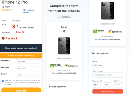 Amazon shipping scam.
