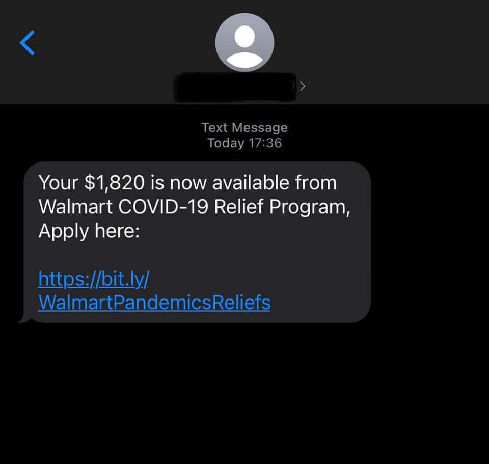 Spot the Scam_COVID Walmart_1022