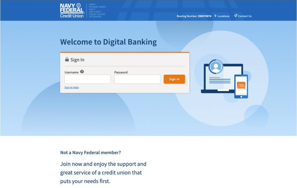 NFCU fake page